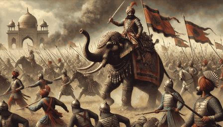 Hemu's fight with Mughals