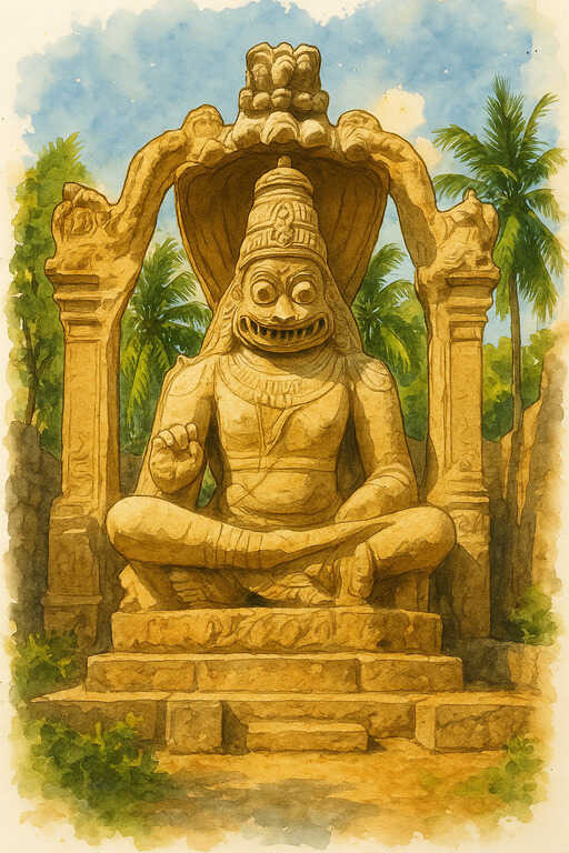 Lakshmi Narasimha Statue